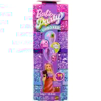 Mattel Barbie Party Unboxed Barbie Glam Party Serie - muñeca roja, Muñecos 