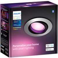 Philips Hue White & Color Ambiance Centura Foco Empotrable, Luz de LED plateado