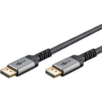 goobay Cable Plus DisplayPort 1.4, 8K @ 60Hz gris