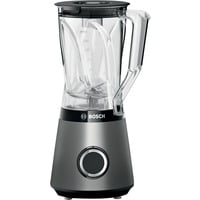 Bosch Serie 4 MMB6141S licuadora 1,5 L Batidora de vaso 1200 W Plata, Batidora depie plateado, Batidora de vaso, 1,5 L, Función de impulso, Picahielos, 1 m, 1200 W