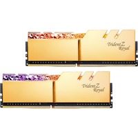 G.Skill Trident Z Royal F4-2666C19D-64GTRG módulo de memoria 64 GB 2 x 32 GB DDR4 2666 MHz, Memoria RAM dorado, 64 GB, 2 x 32 GB, DDR4, 2666 MHz, 288-pin DIMM