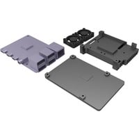 Joy-IT Carcasa de aluminio + ventilador Raspberry Pi 4, Caja/Carcasa 