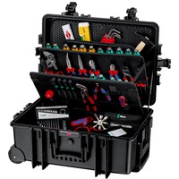 KNIPEX Maletín de herramientas "Robust45 Move" Mecánica, 90 piezas, Kit de herramientas negro