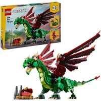 LEGO Creator Dragón Medieval, Juegos de construcción Juego de construcción, 9 año(s), Plástico, 715 pieza(s), 944 g