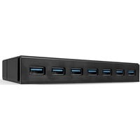 Lindy 43228 hub de interfaz USB 3.2 Gen 1 (3.1 Gen 1) Type-A 5000 Mbit/s Negro, Hub USB USB 3.2 Gen 1 (3.1 Gen 1) Type-A, USB 3.2 Gen 1 (3.1 Gen 1) Type-A, USB 3.2 Gen 1 (3.1 Gen 1), 5000 Mbit/s, Negro, Plástico