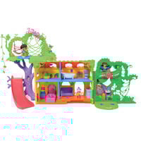 Spin Master Dora - Set de juego Casita de la selva tropical, Juego de construcción 