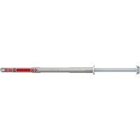 fischer Taco de vástago largo DuoXpand 10x180 FUS, Pasador gris claro/Rojo