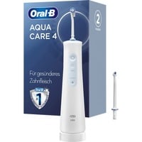 Braun AquaCare 4 irrigador oral, Limpieza bucal blanco, Blanco, Irrigador dental inalámbrico, Cepillo dental oscilante, Botones, Batería