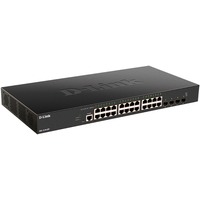 D-Link DXS-1210-28T switch Gestionado L2/L3 10G Ethernet (100/1000/10000) 1U Negro, Interruptor/Conmutador Gestionado, L2/L3, 10G Ethernet (100/1000/10000), Montaje en rack, 1U