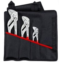 KNIPEX Juego de llaves de pinza, 3 piezas, Set de pinzas rojo