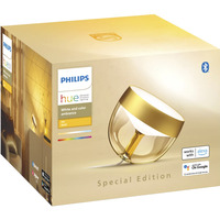 Philips Hue Lámpara de mesa White & Color Ambiance Iris Edición especial, Luz de LED dorado