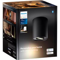 Philips Hue White Ambiance foco individual Pillar, Luz de LED negro