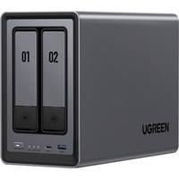 UGREEN NASync DXP2800 NAS System 2-Bay Compacto Intel® N N100 8 GB DDR5 0 TB UGOS Pro Negro NAS, Compacto, Intel® N, N100, 8 GB, DDR5