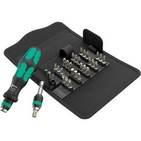 Wera Kraftform Kompakt 70 Universal, 32 piezas, Conjuntos de bits negro/Verde