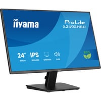 iiyama ProLite X2492HSU-B1 pantalla para PC 61 cm (24") 1920 x 1080 Pixeles Full HD LED Negro, Monitor LED negro (mate), 61 cm (24"), 1920 x 1080 Pixeles, Full HD, LED, 3 ms, Negro