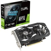 ASUS Dual -RTX3050-O6G NVIDIA GeForce RTX 3050 6 GB GDDR6, Tarjeta gráfica GeForce RTX 3050, 6 GB, GDDR6, 96 bit, 7680 x 4320 Pixeles, PCI Express 4.0