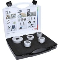 Bosch 2608599037 Kit frese a secco diamantate 5 parti 1 pz. Cortador, Conjuntos de brocas Cortador, Piedra, Azulejo, Bosch, Plata, 5 pieza(s)