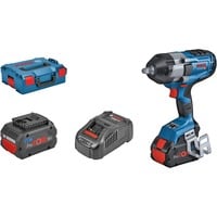 Bosch GDS 18V-1000 C Professional 1750 RPM Negro, Azul, Tornillo de percusión azul/Negro, Destornillador de impacto, Mango de pistola, 1/2", Negro, Azul, 1750 RPM, 1300 RPM