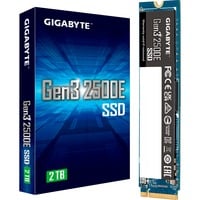 GIGABYTE Gen3 2500E SSD 2TB M.2 PCI Express 3.0 NVMe 3D NAND, Unidad de estado sólido 2 TB, M.2, 2400 MB/s