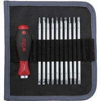Wiha Destornillador con juego de hojas intercambiables SYSTEM 6 negro/Rojo