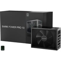 be quiet! Dark Power Pro 13 | 1300W unidad de fuente de alimentación 20+4 pin ATX ATX Negro, Fuente de alimentación de PC negro, 1300 W, 115 - 240 V, 1400 W, 50 - 60 Hz, 15 - 9 A, 150 W