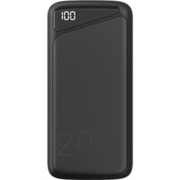 goobay Powerbank de carga rápida 20.000 mAh, Banco de potencia negro