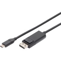 Digitus Cable adaptador USB Gen 2 USB-C > DisplayPort 4K negro