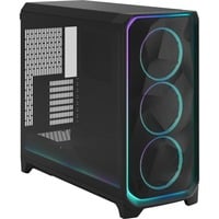 Fractal Design Meshify 3 XL Ambience Pro RGB Light Tint, Caja de torre grande negro