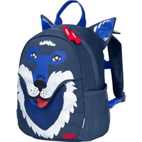 Jack Wolfskin Little Jack, Mochila azul oscuro/Rojo