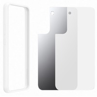 SAMSUNG EF-MS906C funda para teléfono móvil 16,8 cm (6.6") Bumper Blanco blanco/Transparente, Bumper, Samsung, Samsung Galaxy S22+, 16,8 cm (6.6"), Blanco
