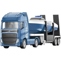 SIKU SUPER camión Volvo con barco, Automóvil de construcción Barco, 3 año(s), Plástico, Metal, Multicolor