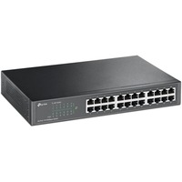 TP-Link TL-SF1024D switch No administrado Fast Ethernet (10/100) Negro, Interruptor/Conmutador marrón, No administrado, Fast Ethernet (10/100), Montaje en rack, Minorista