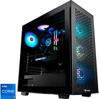 Thermaltake PC-000038-DE, Gaming-PC negro/Transparente