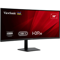 ViewSonic VA3820C pantalla para PC 96,5 cm (38") 3840 x 1600 Pixeles Wide Quad HD+ LED Negro, Monitor LED negro, 96,5 cm (38"), 3840 x 1600 Pixeles, Wide Quad HD+, LED, 4,785 ms, Negro
