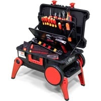 Wiha Set de herramientas XXL 4 electric, Kit de herramientas negro/Rojo