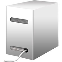 goobay Cable de red Cat.6, U/UTP gris