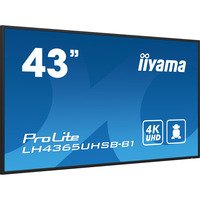 iiyama ProLite LH4365UHSB-B1, Pantalla de gran formato negro