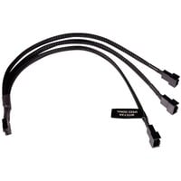 Alphacool Divisor de cable en Y 4 pines a 3x 4 pines PWM, 30 cm, Cable Y negro