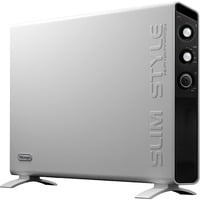 DeLonghi HCX3220FTS, Convector de pie blanco/Negro