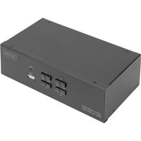 Digitus Conmutador KVM HDMI 4x 1, Switch KVM negro