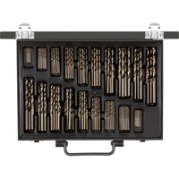 GEDORE Juego de brocas helicoidales, laminadas en frío, 1-10mm, Conjuntos de brocas negro