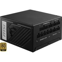 MSI MPG A1000G unidad de fuente de alimentación 1000 W 20+4 pin ATX ATX Negro, Fuente de alimentación de PC negro, 1000 W, 100 - 240 V, 50 - 60 Hz, 13.0/6.5 A, 1000 W, 120 W