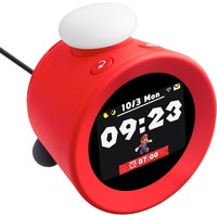 Nintendo 10013963 despertador Reloj despertador digital Rojo rojo, Reloj despertador digital, Nintendo, Alrededor, Rojo, Interior, Adulto/Menor