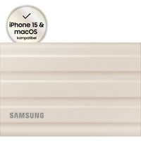 Samsung MU-PE2T0K 2 TB USB Tipo C 3.2 Gen 2 (3.1 Gen 2) Beige, Unidad de estado sólido beige, 2 TB, USB Tipo C, 3.2 Gen 2 (3.1 Gen 2), 1050 MB/s, Protección mediante contraseña, Beige