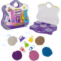 Spin Master Kinetic Sand - Maletín de juego de colores, Juego de arena 