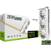 ZOTAC GeForce RTX 5070 AMP WHITE Edition, Tarjeta gráfica 
