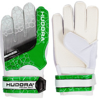 HUDORA Guantes de portero para niños, verde, Talla S verde/blanco