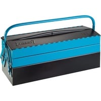 Hazet Caja de herramientas de metal 190/79, con insertos, Kit de herramientas azul/Negro