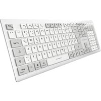 Sharkoon OfficePal K30W, Teclado blanco