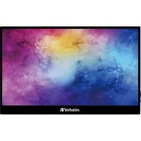 Verbatim 49593 pantalla para PC 43,9 cm (17.3") 1920 x 1080 Pixeles Full HD LCD Pantalla táctil Negro, Monitor LED negro, 43,9 cm (17.3"), 1920 x 1080 Pixeles, Full HD, LCD, 6 ms, Negro